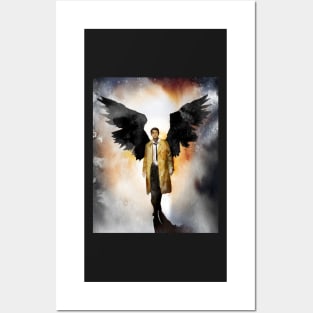 Castiel Dark Version Posters and Art